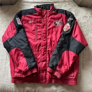 VINTAGE 90’S NINERS PUFFER